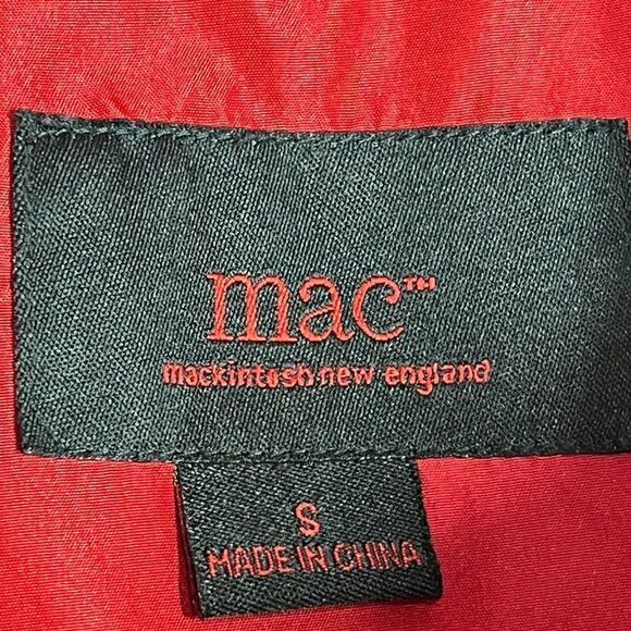 Mackintosh new england women's red puffer coat down feathers size small - Picture 6 of 14